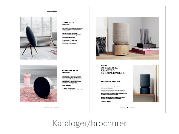 Kataloger a 3 | Torben Hammer Final Artwork & Layout | Grafisk design | Salgsmaterialer | Præsentationer | Web og SoMe grafik | Rapporter | Emballager | Brochurer |