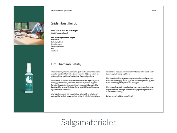 Salgsmaterialer 3 | Torben Hammer Final Artwork & Layout | Grafisk design | Præsentationer | Web og SoMe grafik | Rapporter | Emballager | Brochurer |